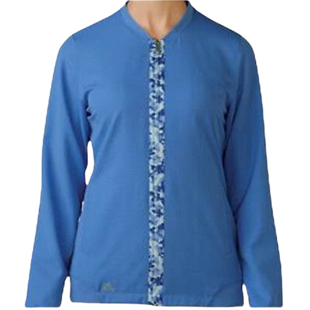 Adidas Climacool Activewear Bomber Style Jacket Periwinkle Blue Size XS